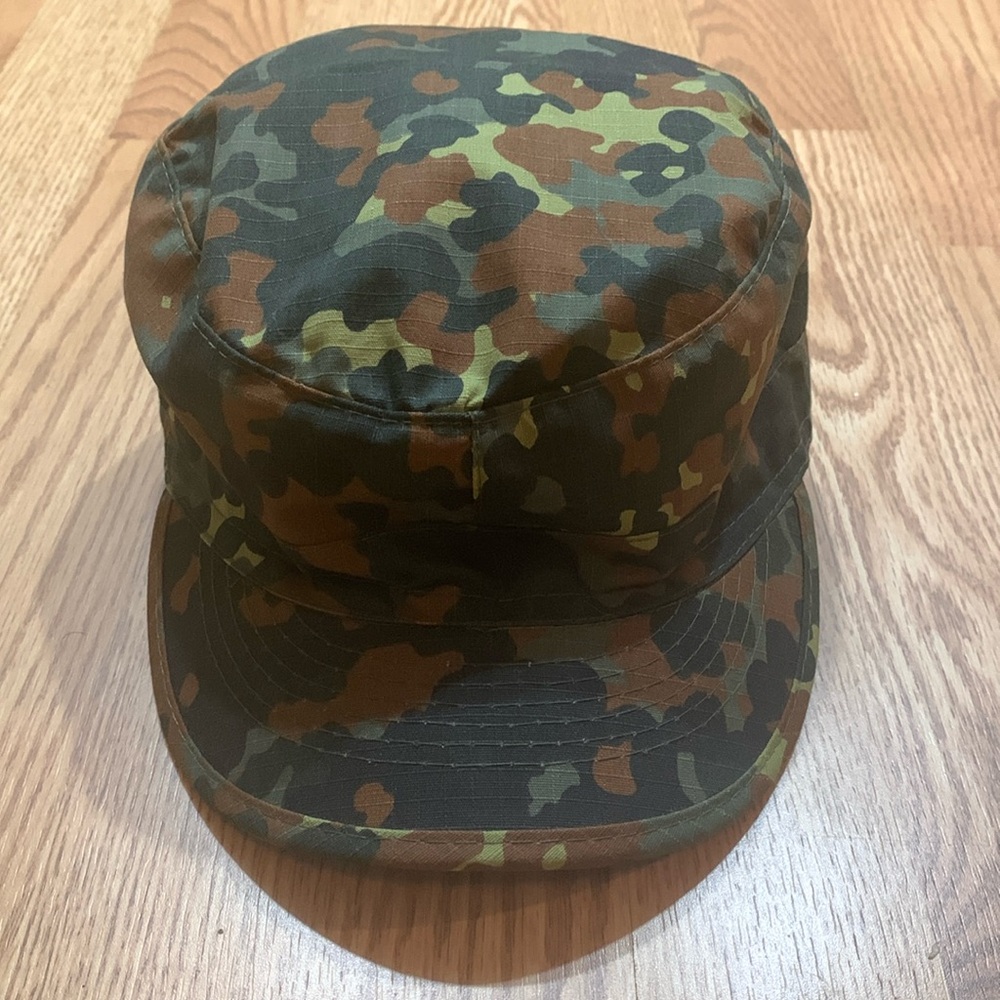 MFH BDU Ripstop Field Cap Mil Spec Flecktarn - Size L - 10213V